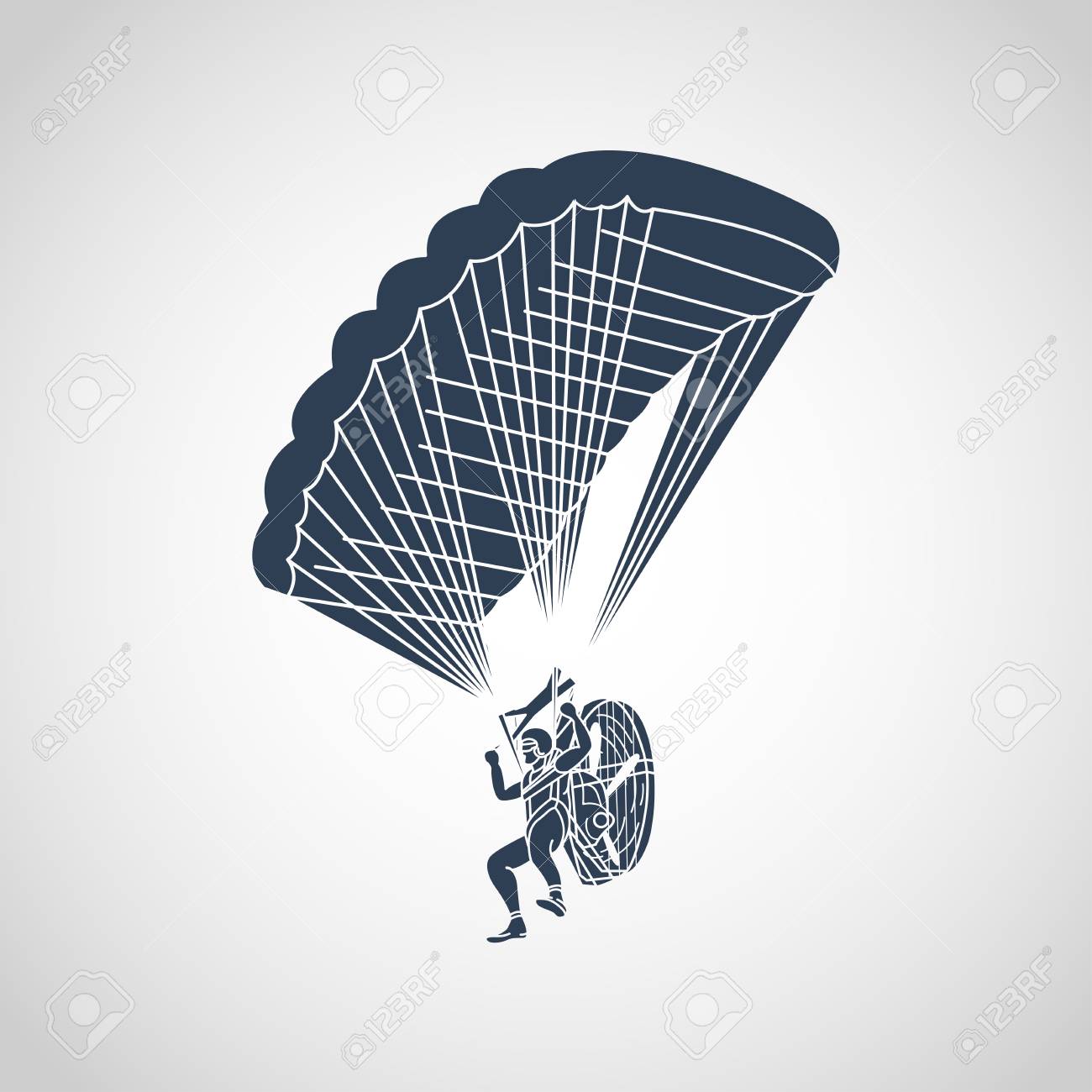 パラグライダーをする猫無料イラスト＆かわいいフリー素材集 ねこ画伯コハクちゃん