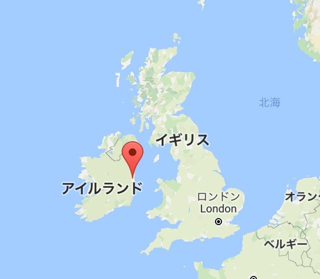 アイルランドの道はすべてダブリンに繋がっている 」それがよくわかる地図 :