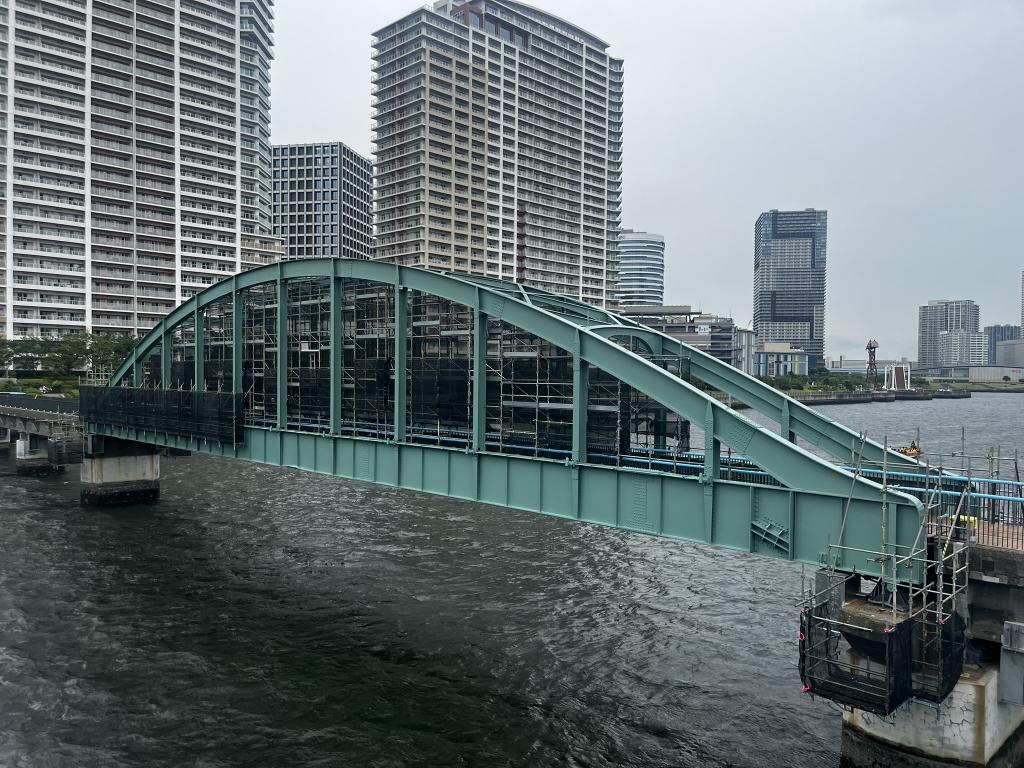 箱根登山鉄道 早川橋梁 出山の鉄橋神奈川