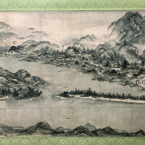 和歌浦・天橋立図屏風