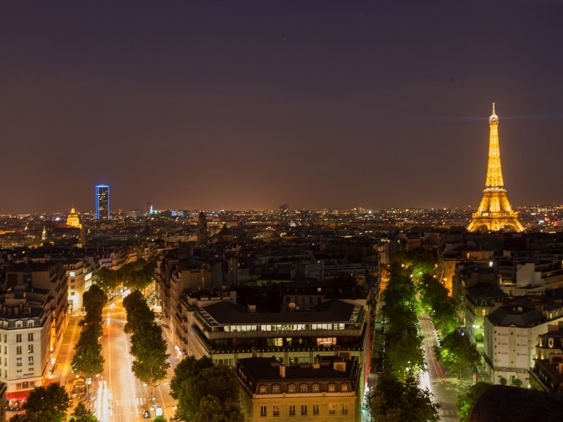 パリの夜景の写真・画像素材-Snapmart スナップマート