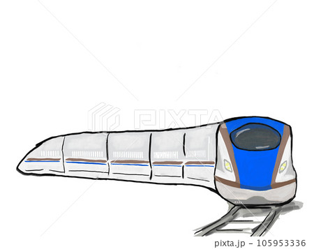 北陸新幹線E7系 10247012791 の写真・イラスト素材アマナイメージズ