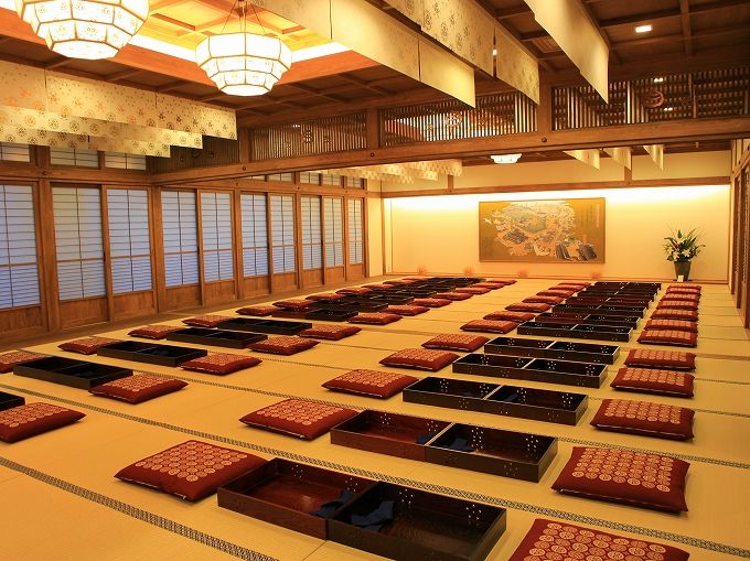 愛媛 道後温泉別館 飛鳥乃湯泉・2階大広間の利用の仕方