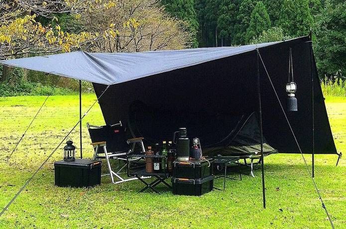 ブラックキャンプで噂の黒兎会に初潜入！グリーンパークおおしまキャンプ場！ 富山県 ＃131 - 格安^^キャンプへＧＯ～