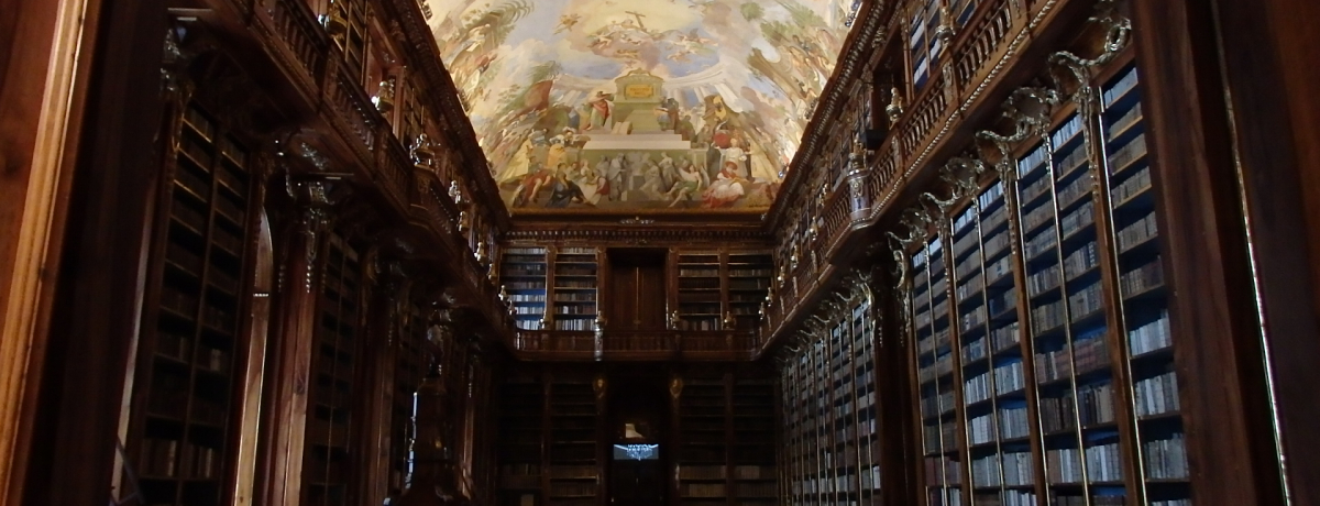 チェコ ストラホフ修道院図書館15604772 の写真素材 - アフロ