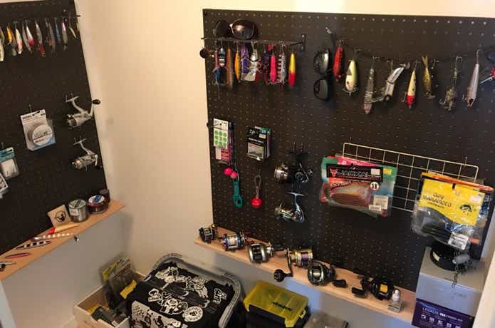 釣り部屋DIY〜本格リールスタンド・タックルボックスの棚・ロッドスタンドをDIY〜東北ハンターブログ‼︎‼︎‼︎‼︎