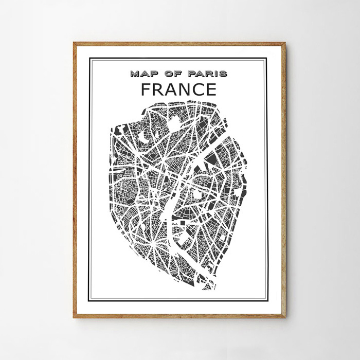 フランス：パリ中心部地図 - 旅行のとも、ZenTech