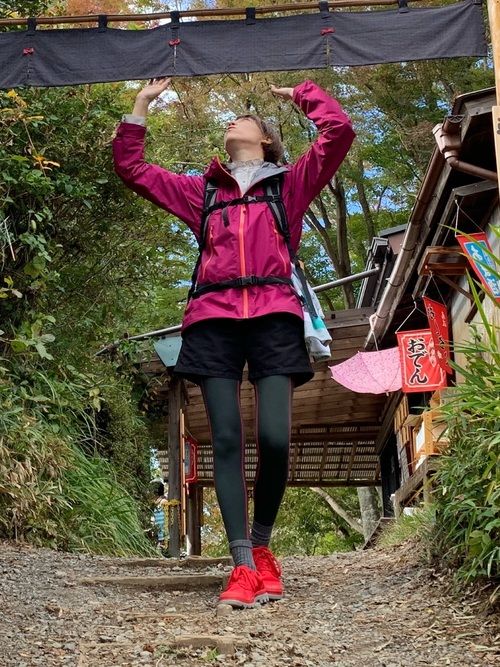 夏の山ガールスナップ一覧高尾山遊歩