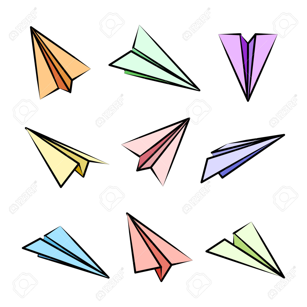 飛行機のかわいい手書きイラスト無料フリー素材まとめ - ONWAイラスト