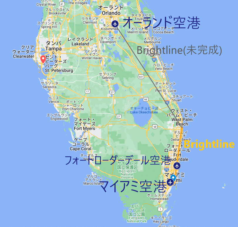 MLB全30球場30日連続観戦 20.MIA移動なかゆき