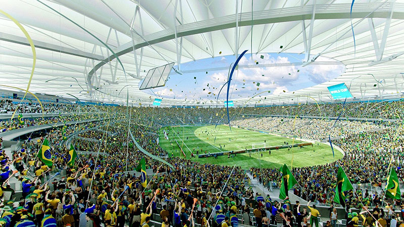 マラカナンスタジアム 25556001112 の写真・イラスト素材アマナイメージズ