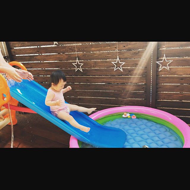 滑り台とプールのインテリア実例RoomClip ルームクリップ