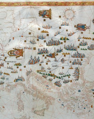 西ヨーロッパのカラーイラストの政治地図の写真素材・画像素材 Image 198455201