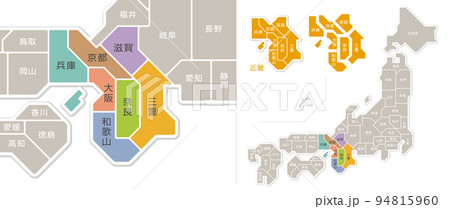 47都道府県の地図 都道府県市区町村