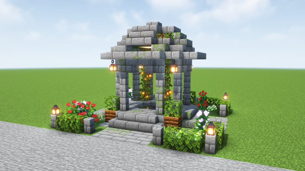 Minecraft 庭や村に使える井戸デザインアイデア集！ - Minecraft