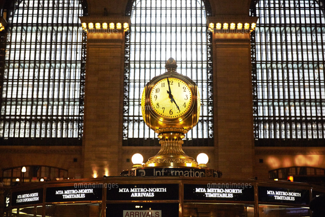 グランド セントラル ターミナル古典的な時計の写真素材・画像素材 Image 27095128