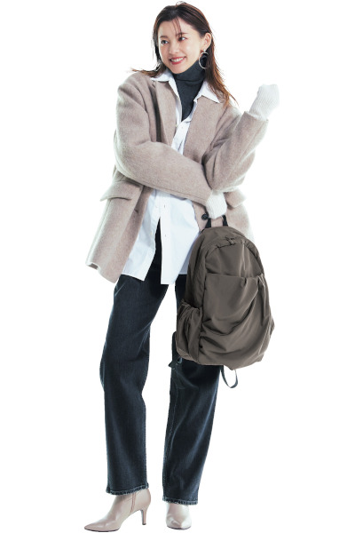 オトナ女子はこう合わせるのが正解♡「冬のリュックコーデ」10選