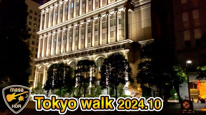 4K HDR 汐留イタリア街 東京夜景 東京散歩