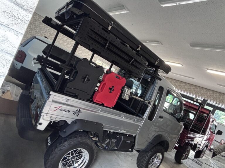 軽トラの荷台に装着して仕事や遊びをアシストするラック「SPIELER RAKUTORA ラクトラ 」シクロライダ