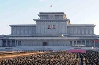 北朝鮮 ピョンヤンの巨大建造物18選！！No17 太陽宮殿北朝鮮