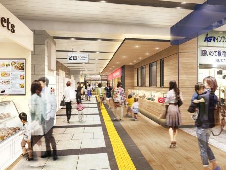 結構たくさんのお土産物屋さんが入っています - 盛岡市、フェザンの写真 -