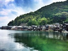 ˋˏ🩵夏に行きたい！海に浮かぶ絶景スポット ˎˊ˗ 📸京都伊根の舟屋 - -