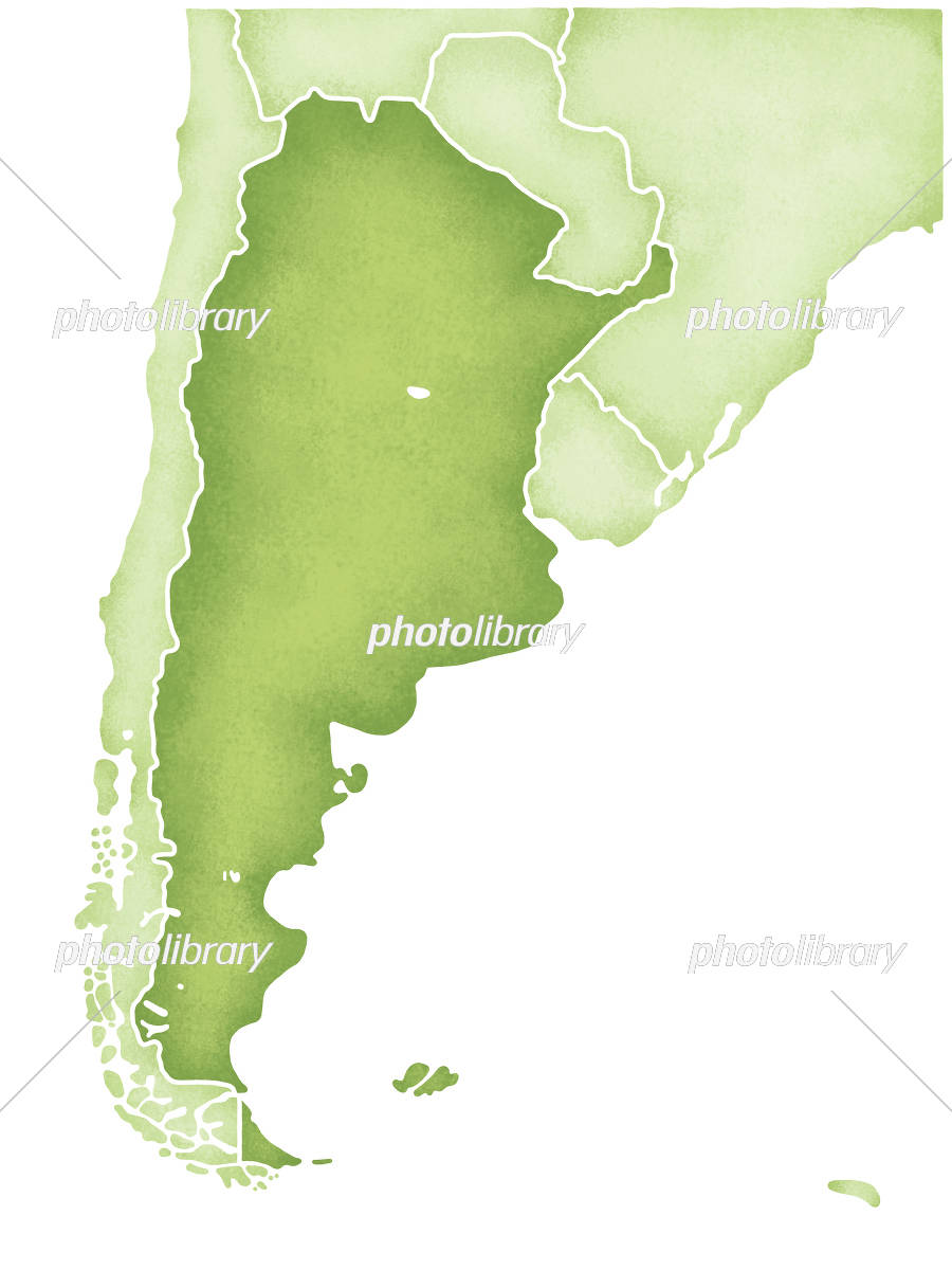 世界地図上のアルゼンチンのイラスト素材・ベクター Image 60964159