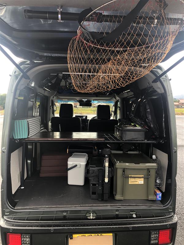 釣車 エブリィを購入して1年！釣り車仕様の収納などを紹介します