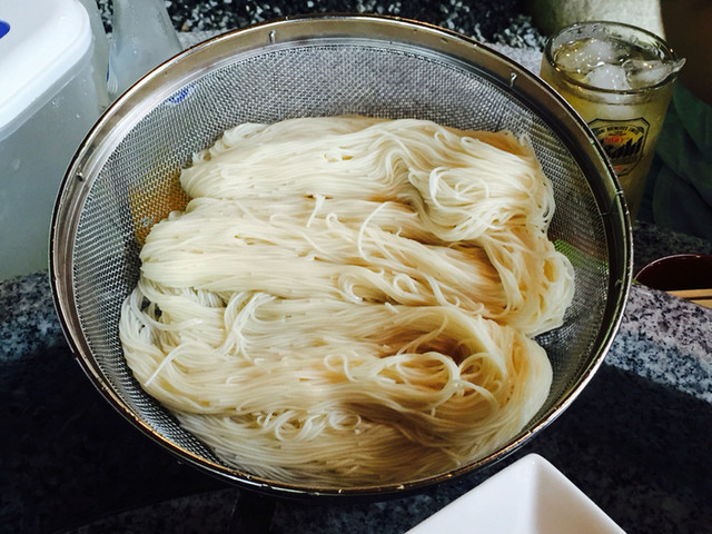 兜山 流しそうめん 山梨市 うどん- Retty