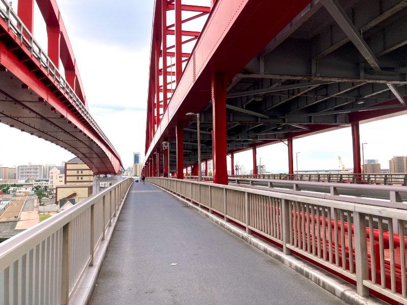 因島大橋 自転車歩行者道西瀬戸自動車道橋を見にいこう