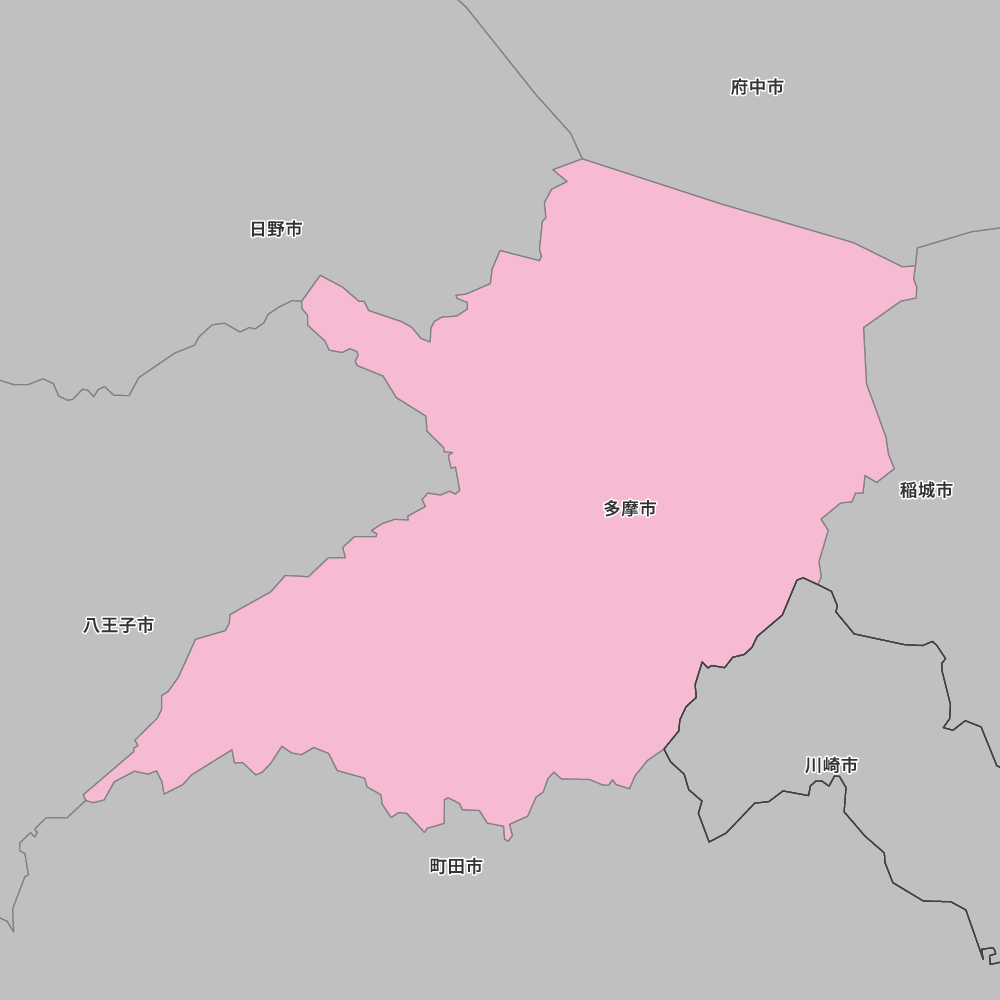東京都多摩市の地図 住所一覧検索地図マピオン