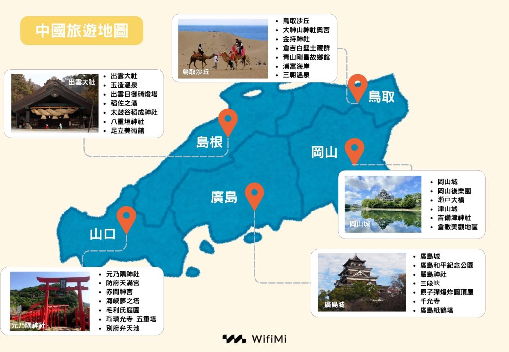 东北旅游地图