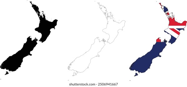ニュージーランド地図イラスト - No: 826729無料イラスト・フリー素材なら「イラストAC」