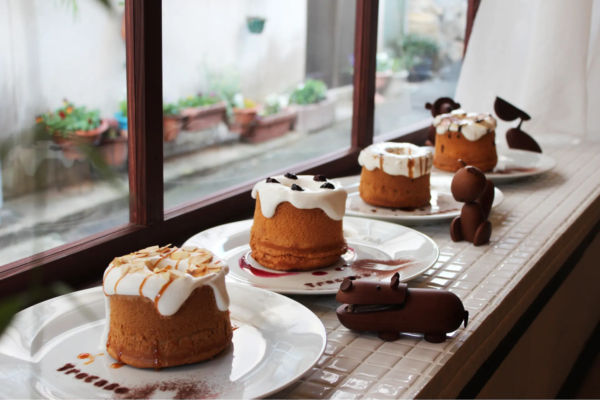 西条の古民家カフェ「トレカサ」で、こだわりのシフォンケーキ３種♡