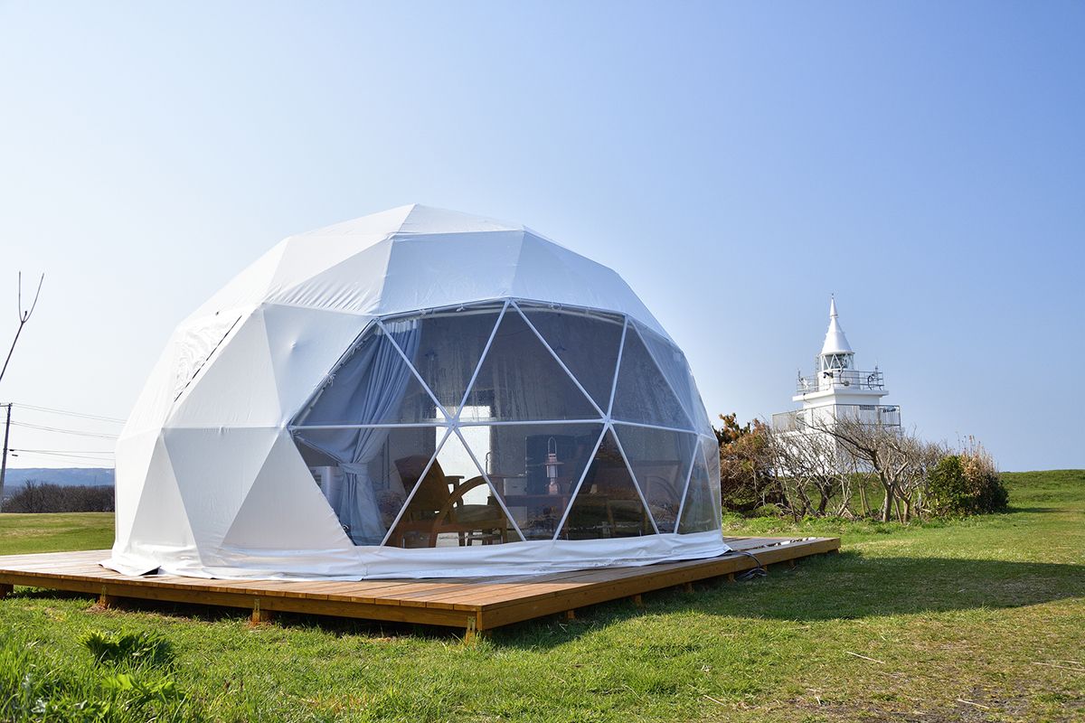 琵琶湖の湖畔に6室だけの特別感！グランピング施設「グランドーム滋賀高島」が2021年4月にオープン！キャンプ情報メディア LANTERN –ランタン