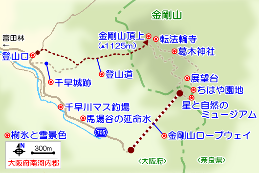 関西で親しまれている「金剛山」に登るARUKUFINDER