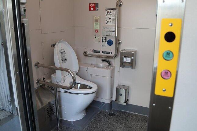 都会の普通列車のトイレ事情！うえだ