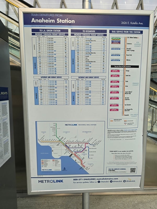 ロサンゼルスの公共交通に学ぶインバウンドの解決策その2 メトロバスの時刻表2-2 - CULrides カルライズ