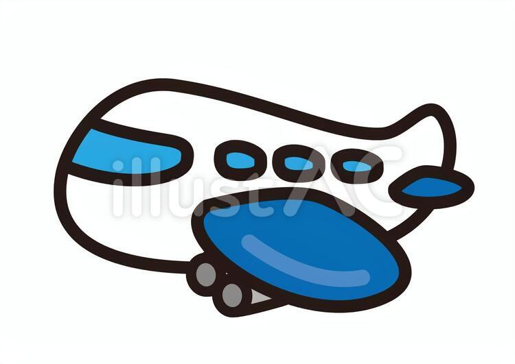かわいい飛行機キャラクターの無料イラスト素材集IllustCute