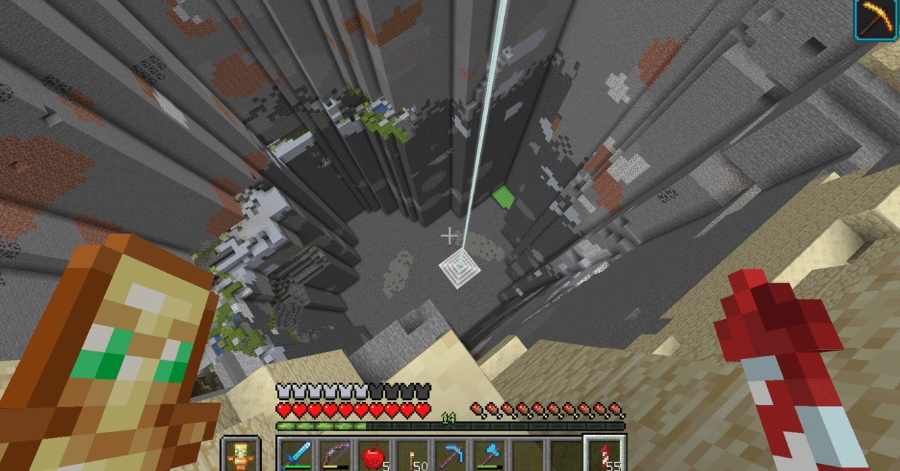 マイクラ 露天掘り初心者が気を付けたいこと露天掘りのメリット・デメリットから簡単なコマンドまで解説 -