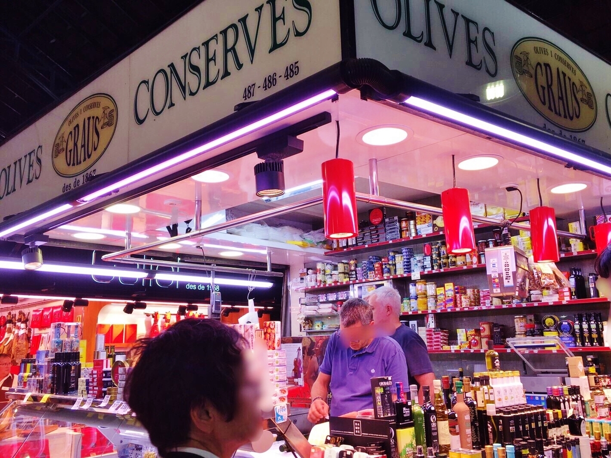 バルセロナの「サン・ジョセップ市場 ボケリア市場 」