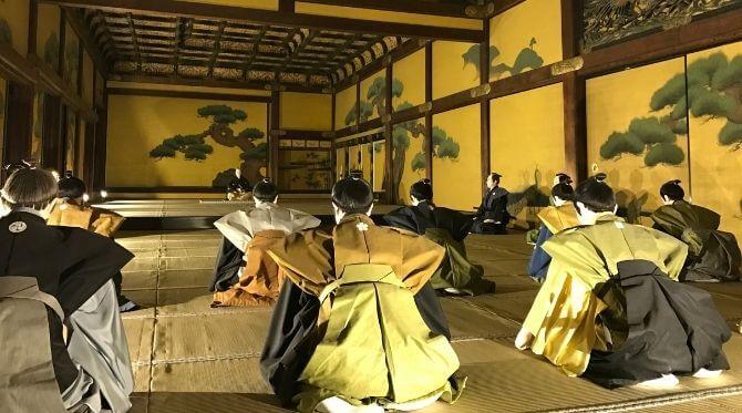 世界遺産 二条城 NIJO-JO CASTLE国宝 二の丸御殿特別入室式台の間7月24日