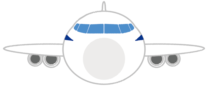 飛行機のかわいい手書きイラスト無料フリー素材まとめ - ONWAイラスト