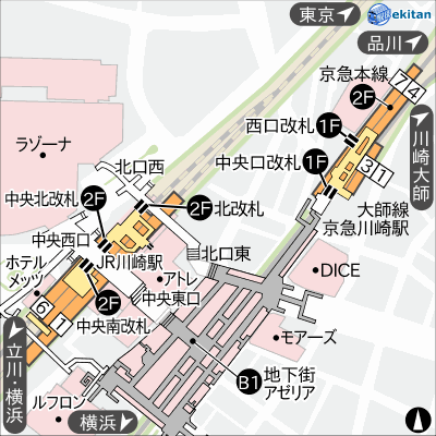 京急川崎駅路線図・各駅情報京浜急行電鉄 KEIKYU