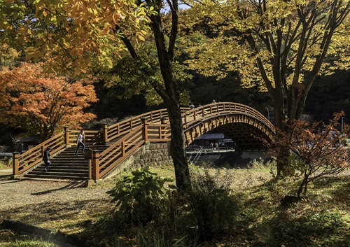 長野 道の駅 奈良井木曽の大橋 スタンプ目指せ４７都道府県の旅