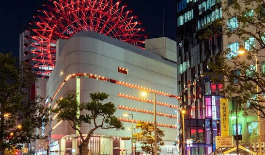 カップルで乗ると別れる！？跳ね返すジンクスもある！？梅田の観光地ジンクス！赤い観覧車☆ - りんごの飲み探訪記