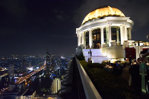 タイ バンコクで最も人気なルーフトップバー「シロッコ スカイバー」
