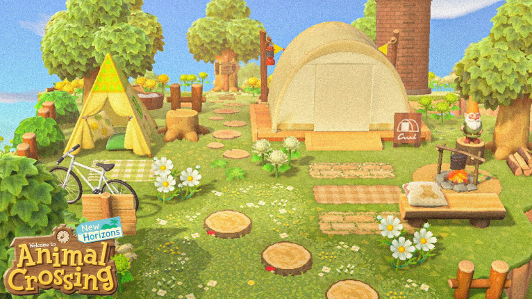 あつ森 キャンプサイトおしゃれTikTok