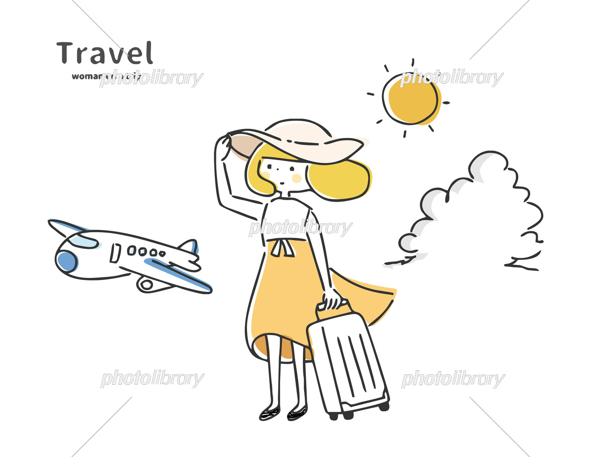 商用利用可 海外旅行の持ち物や家族のおしゃれなイラスト15選！Pyontakku Design