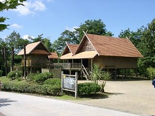 インドネシア バリ島貴族の家展示野外民族博物館リトルワールド